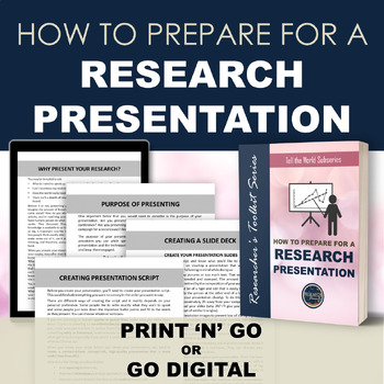 Preview of Research Presentation - How To Prepare for a Research Presentation