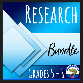 Preview of Research Bundle: PowerPoints, Activities, Handouts, and More for Middle Grades