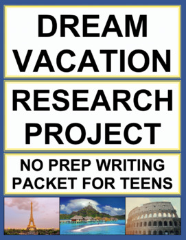 Preview of Research Project 6th Grade - 12th Grade - Research Paper and Graphic Organizers