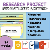 Research | Project Based Learning | Any Subject  |  High School