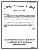 Research Project: Choosing a College