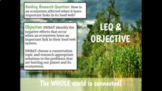 Research Project: Earth Day Conservation