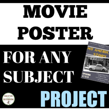 Movie Poster Project for ALL subjects Distance Learning