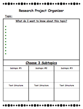 Research Project Planner/Organizer