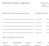 Open-Ended Research Project Planning Guide - Montessori Sh