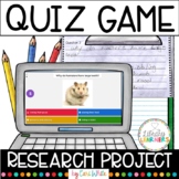 Research Project Quiz Game Four Library Lessons with Stude
