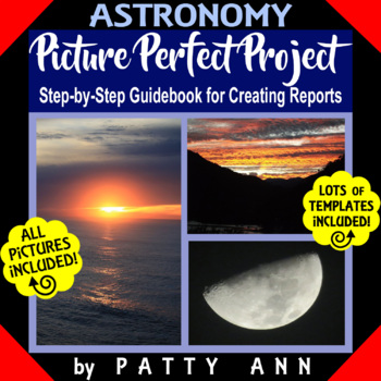 Preview of Research Project Report Templates Based Learning Astronomy Science Presentation