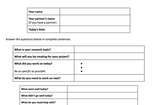 Research Project Status Report (Google Docs)