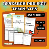 Research Project Template Pack All Subjects and Grades