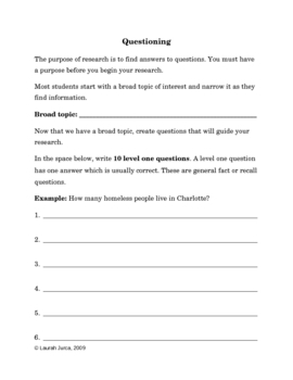 research project workbook and guide