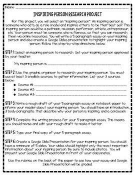 research projects for middle schoolers