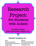 Research Project for Students with Autism