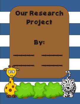 Preview of Research Projects in Kindergarten! Easy Peasy!