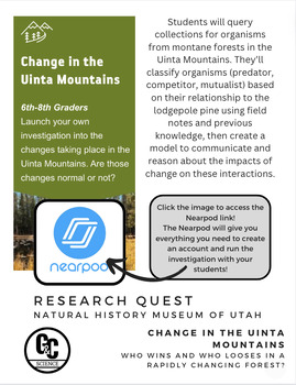 Preview of Research Quest: Uinta Mountains - Who Wins and Loses? - NEARPOD