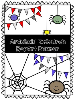 Preview of Research Report Banner: Spiders & Arachnids