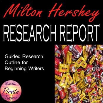 Preview of Research Report Biography Template - MILTON HERSHEY