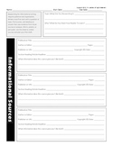 Research Report Writing Graphic Organizer