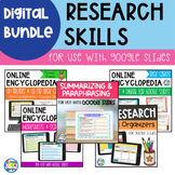 Research Skills Bundle - Digital Activities for Google Slides