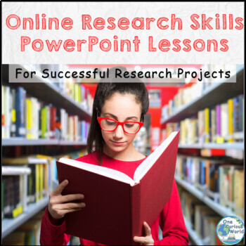 Preview of Online Research Skills PowerPoint Lessons for Successful Research Projects
