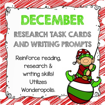 Preview of Research Task Cards - December