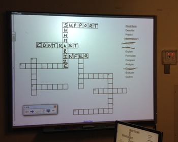 Preview of Research Terms Crossword Puzzle