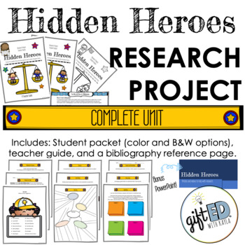 Preview of Research Unit: Hidden Heroes