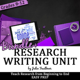 Research Writing Unit, Curriculum BUNDLE+