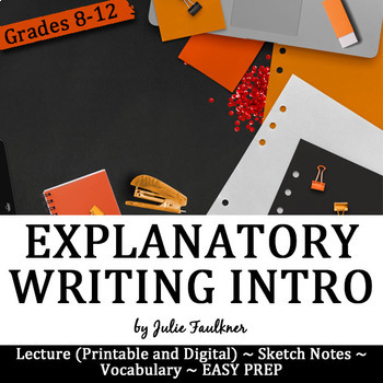 Preview of Explanatory Writing Unit Introduction Lesson, Digital and Traditional