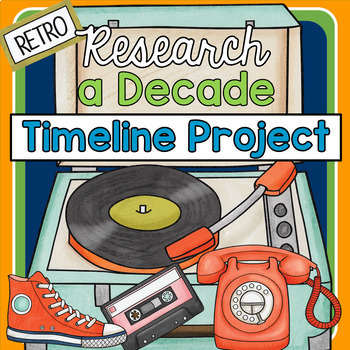 Preview of Timeline Project- Research a Decade in the 20th Century