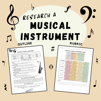 Preview of Research a Musical Instrument (Group Task)