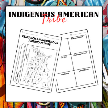 Preview of Research an Indigenous American Tribe - National Native American Heritage Month