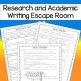 Research and Academic Writing Escape Room