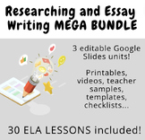 Research and Essay Writing Bundle!