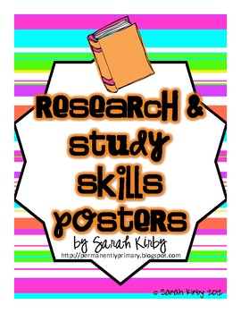 Preview of Research and Study Skills Posters
