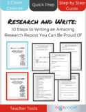 Research and Write: 10 Steps to Writing an AMAZING Researc