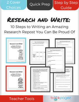 Preview of Research and Write: 10 Steps to Writing an AMAZING Research Report