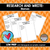 Research and Write: Biomes