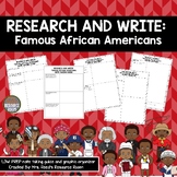 Research and Write: Famous African Americans | Black Histo