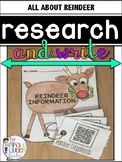 Research and Write: Reindeer QR Code Research and Booklet 