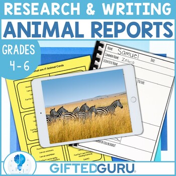Preview of Research and Writing Animal Reports Zoology Upper Elementary
