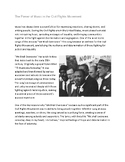 Research article and questions for "We Shall Overcome"