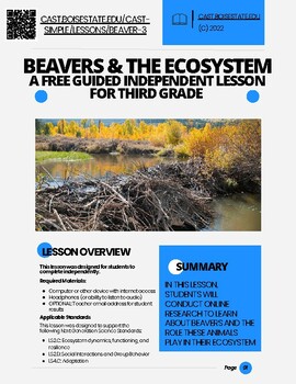 Preview of Researching Beavers and their Impact on the Ecosystem