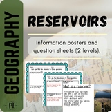 Reservoirs information and question sheets (2 levels)