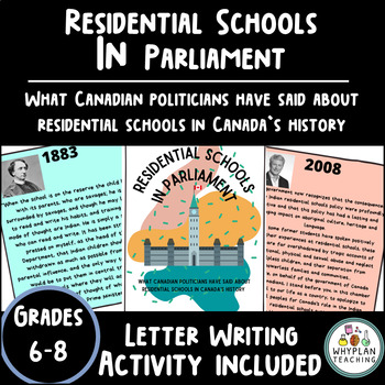Preview of Residential Schools In Parliament - What Politicians Have Said + Letter Writing
