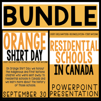 ORANGE SHIRT DAY BUNDLE  Every Child Matters Lessons & Activities