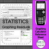 Residuals | Statistics | TI-84 Graphing Calculator Referen