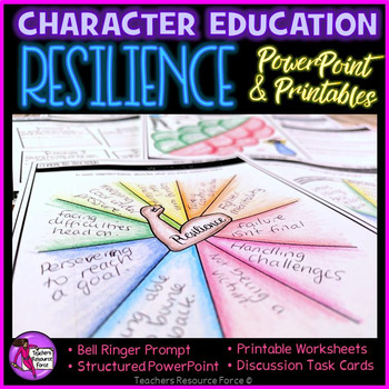 Preview of Resilience Character Education Social Emotional Learning Activities