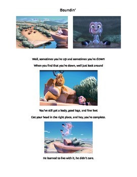 Preview of Resilience Lesson using Pixar's Boundin' Short