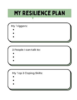 Preview of Resilience Plan