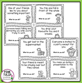 Resilience Scenarios - Task Cards for Role Play | TpT